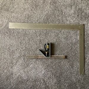 Empire Metal Carpenter Square 24” EUC